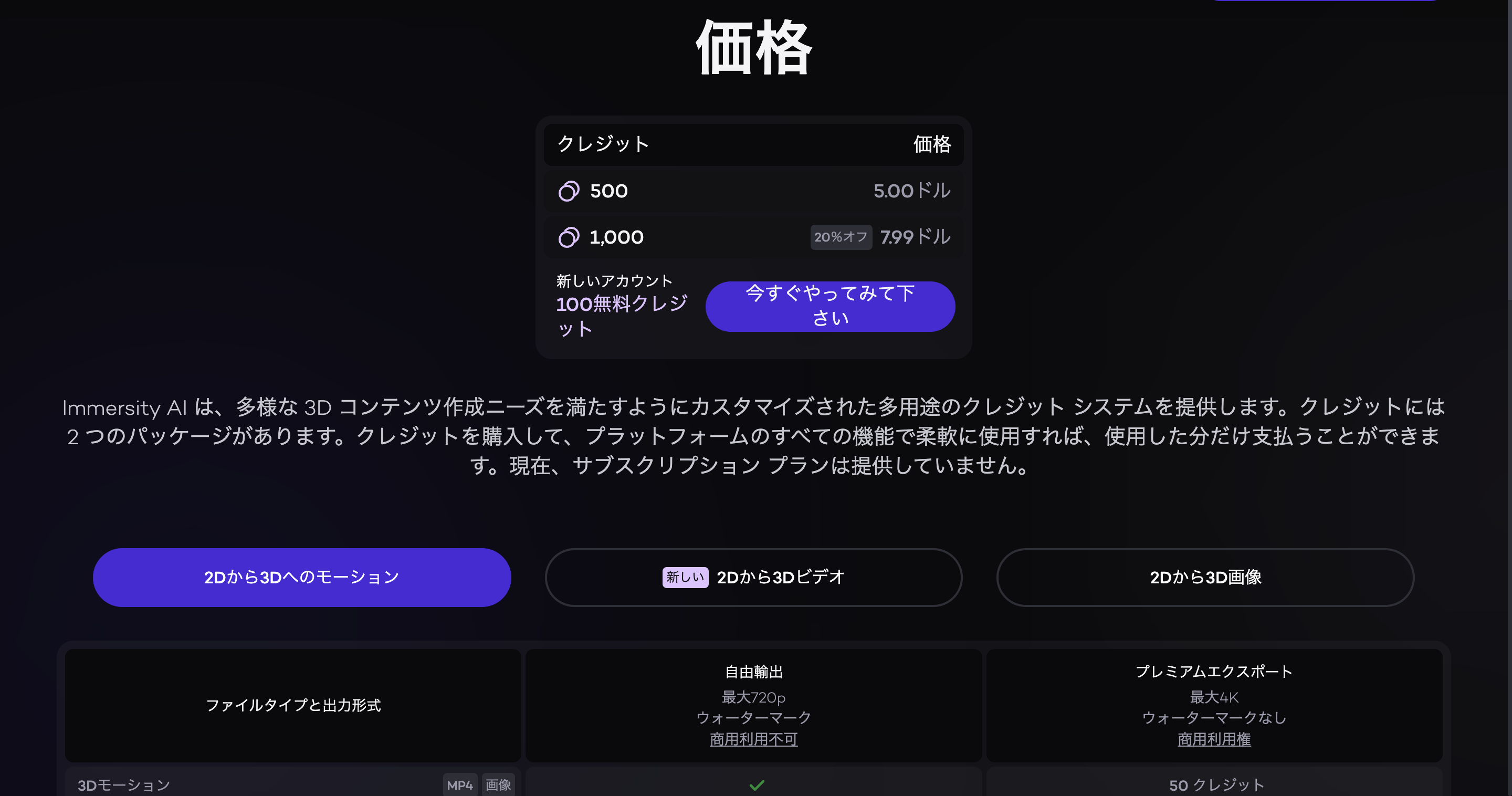 価格表