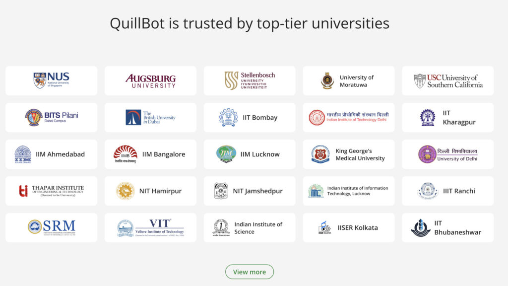Qillbotを導入している企業や大学の一覧