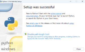 Pythonのインストールページ
