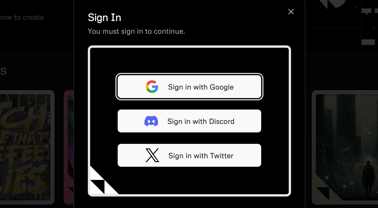 Sign inの手段は様々なアカウント