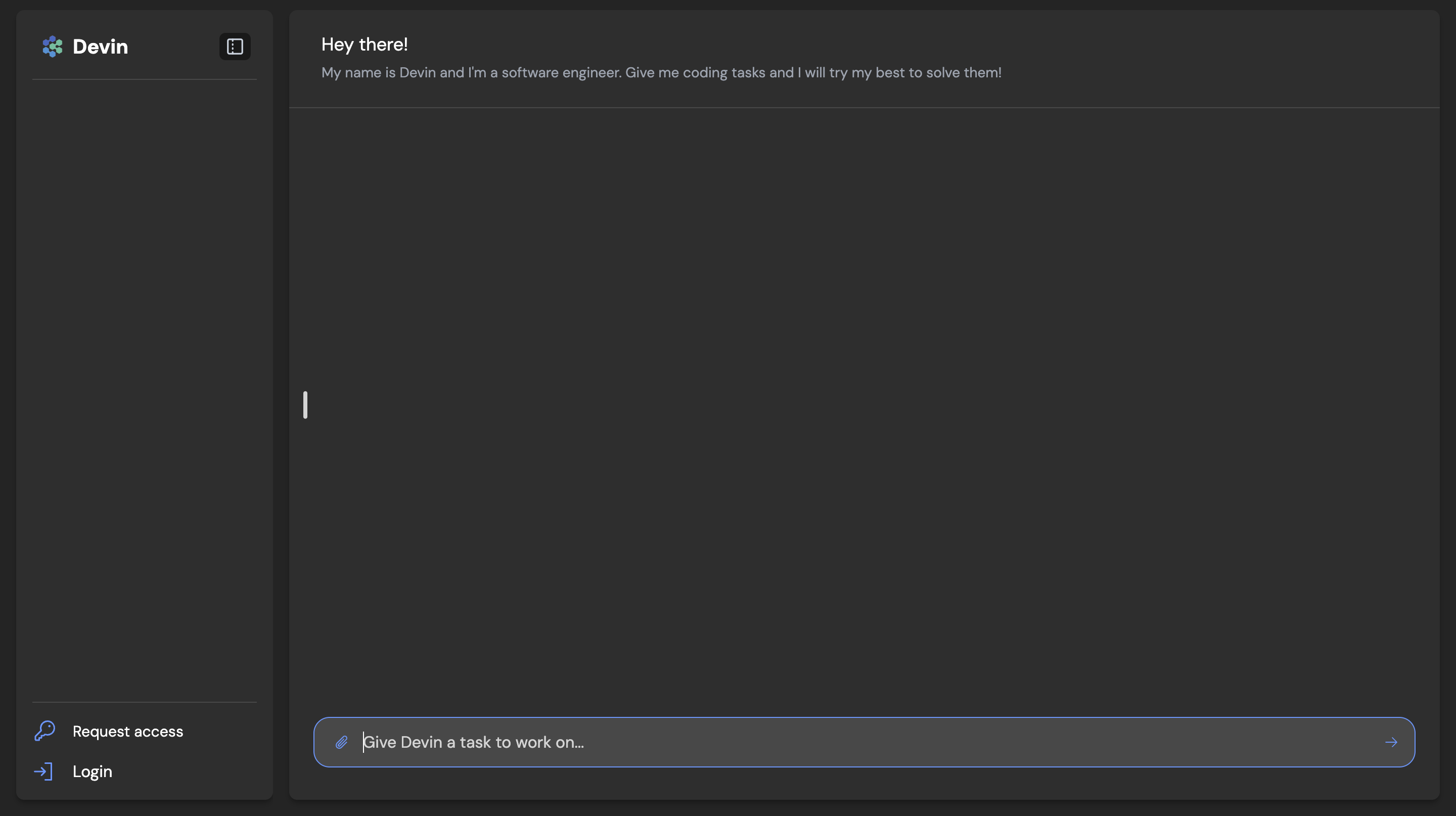 実際のDevinの操作画面