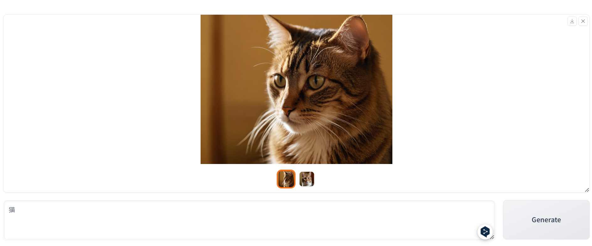 プロンプト猫の画像