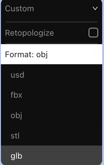 保存形式を選べる